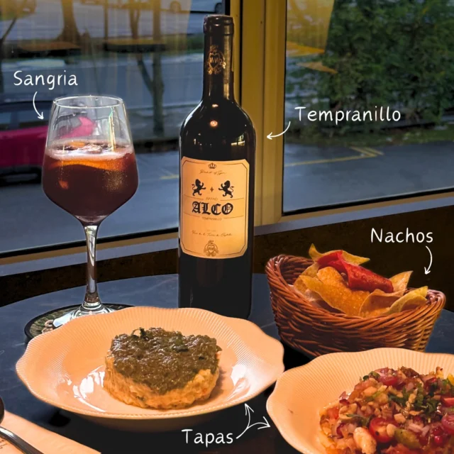 🍹✨ Sangria Time with a Twist! ✨🍹

Have a taste of Sangria with some special touch to it!! We’re adding a refreshing twist with Alco Tempranillo wine! 🍷 The crisp, bright notes of Tempranillo blend perfectly with fresh fruit and a splash of citrus, making this Sangria the ultimate cocktail to end your night.☀️🍓🍋

How do you like your Sangria? Share your recipes or tips with us below! 🥂👇

** Food & Cocktail prepared by @felicialovestapas **

#Sangria #Alco #Tempranillo #rswinesandspirits #felicialovestapas