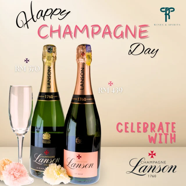 🌿✨ Happy Champagne Day! ✨🌿

Let’s raise a glass of your favourite Champagne to the moments that matter. 🌌Use #CampagneDay and tag RSwinesandspirits if you’d love to celebrate with us!🌲💚

📸 Lanson Le Black Label Brut & Lanson Le Rosé

#ChampagneDay #Champagne #rswinesandspirits #wine #sparkling #October